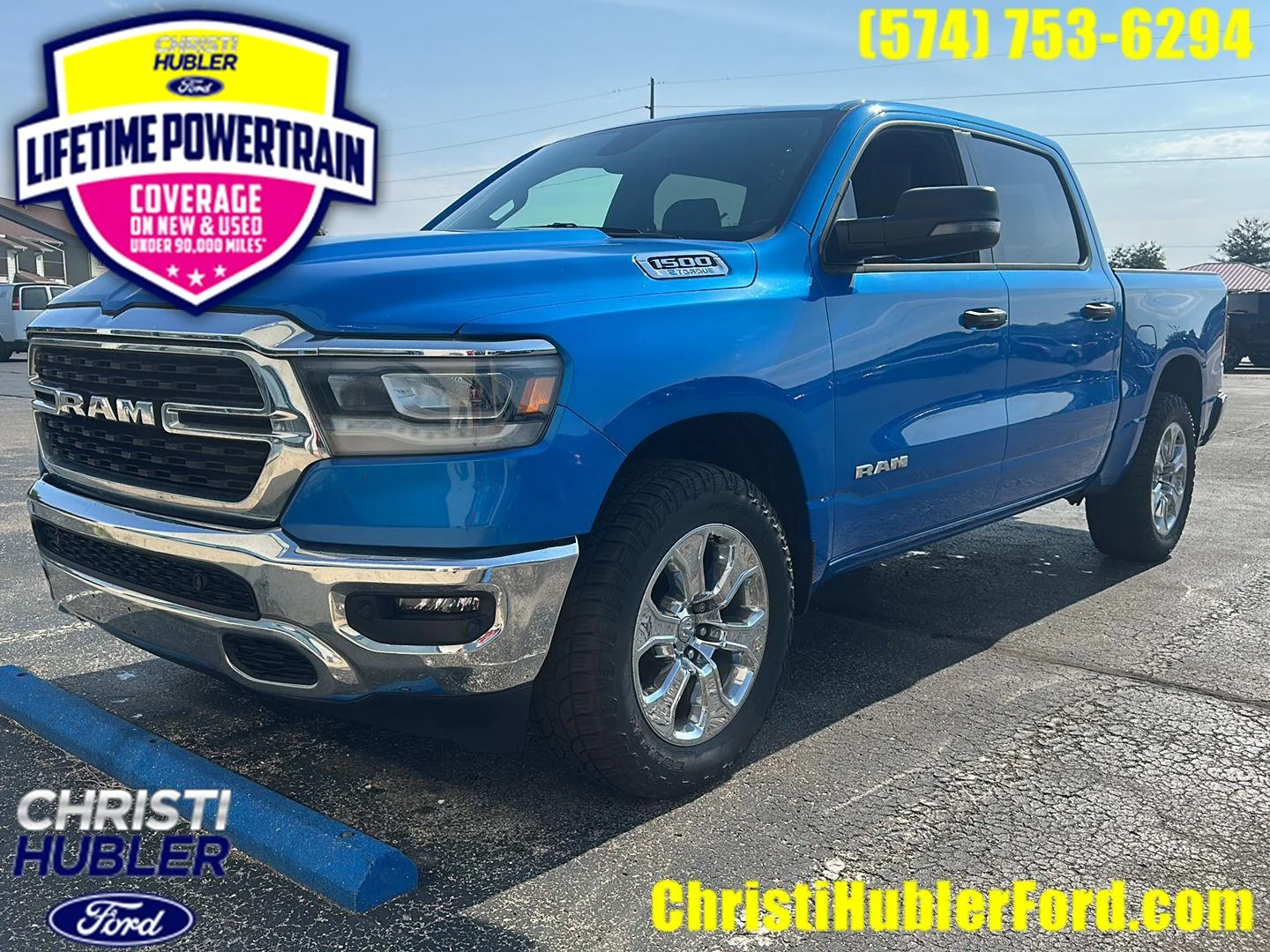 Used 2023 Hydro Blue Pearlcoat Ram Big Horn image 1
