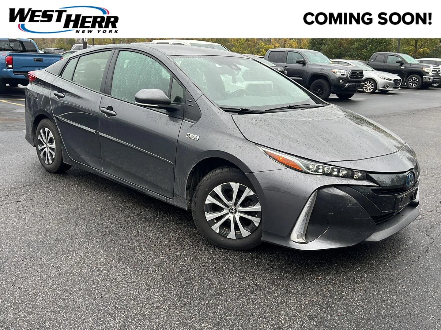 Used 2021 Magnetic Gray Metallic Toyota LE image 1