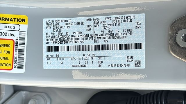 New 2026 White Ford Big Bend image 30