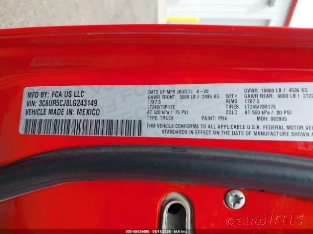 Used 2020 Red Ram Tradesman image 4