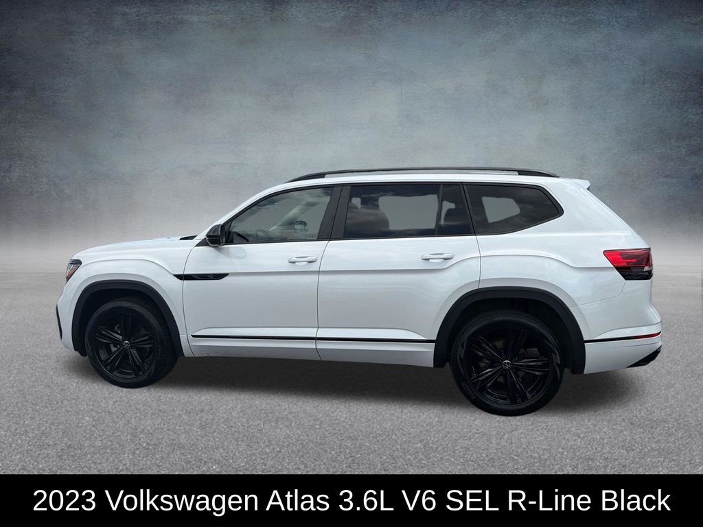Used 2023 White Volkswagen 3.6L V6 SEL R-Line image 2