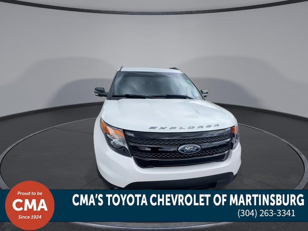 Used 2015 White Platinum Metallic Tri-Coat Ford Sport image 3