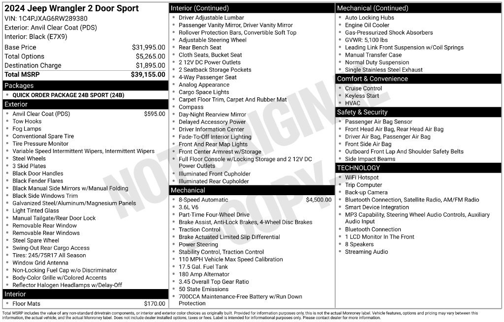 Used 2024 Gray Jeep Sport image 37