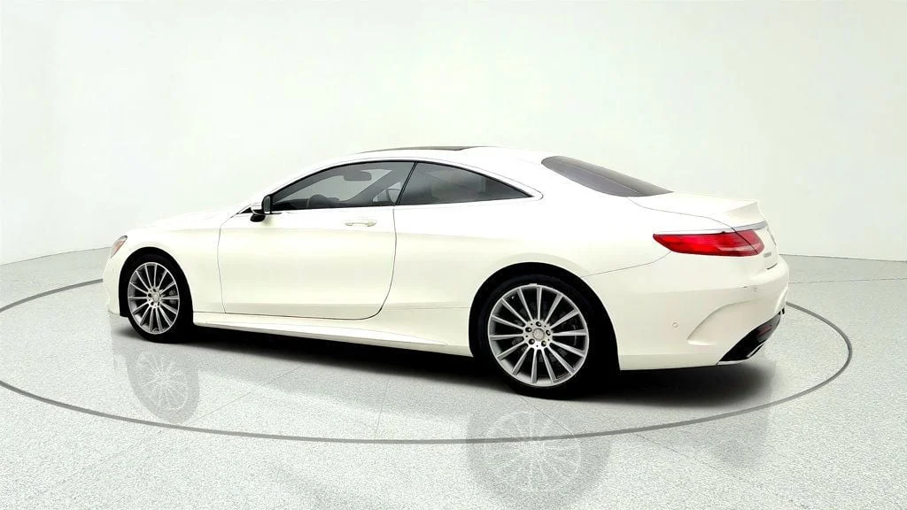 Used 2016 designo Diamond White Metallic Mercedes-Benz 2dr Coupe S 550 4MATIC® w/ Sport Pkg & Premium 1 Pkg image 7