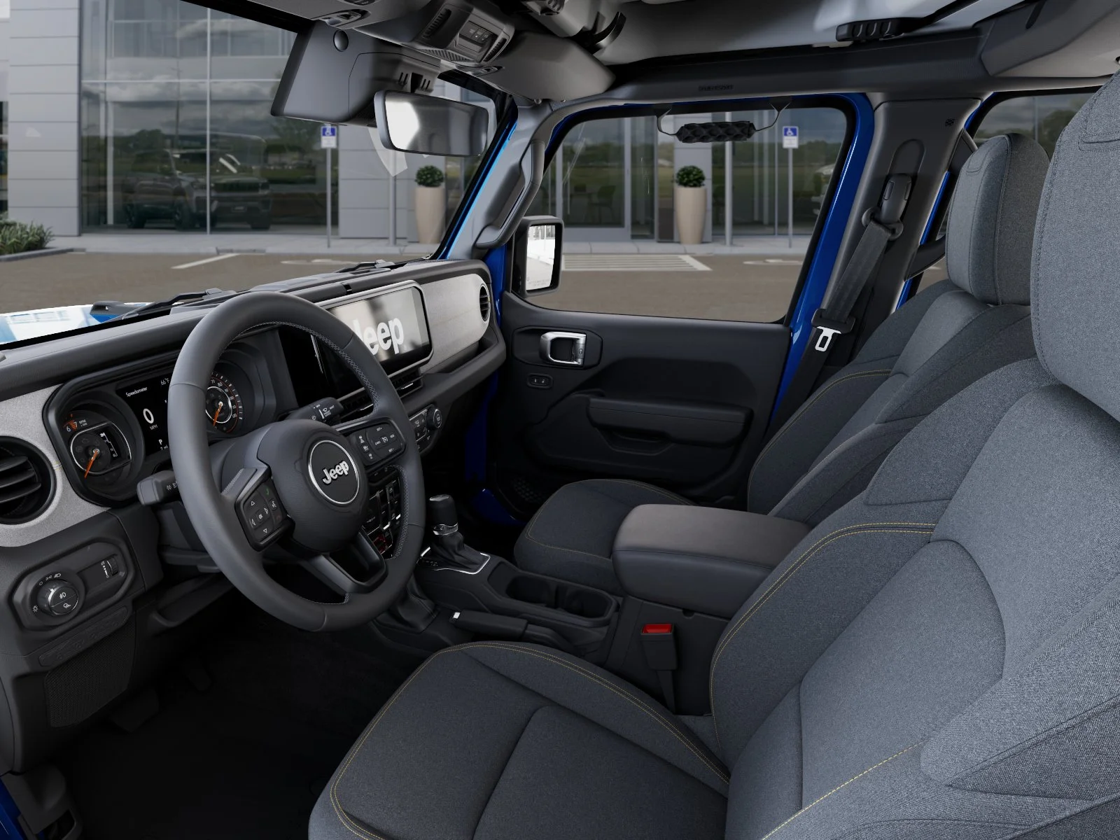 New 2025 Hydro Blue Pearl-Coat Exterior Paint Jeep Willys image 50