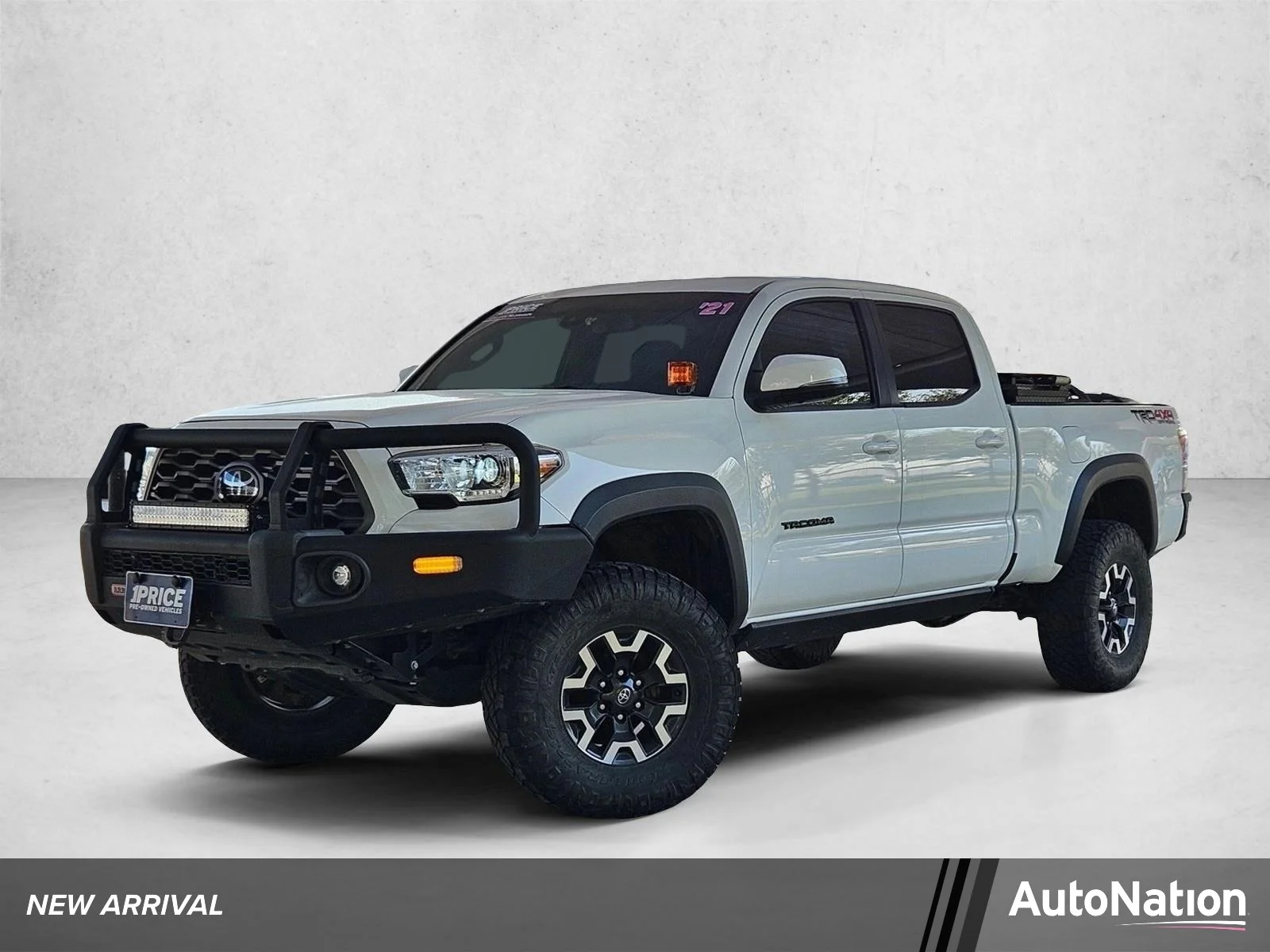 Used 2021 Super White Toyota TRD Off Road image 1