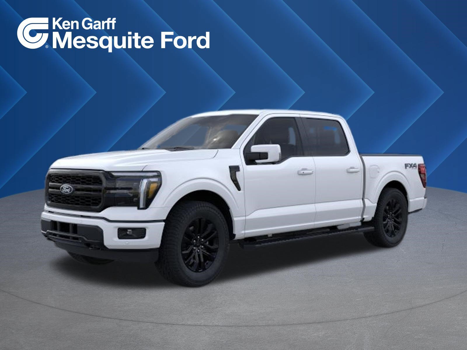 New 2026 Star White Metallic Tri-Coat Ford LARIAT image 1