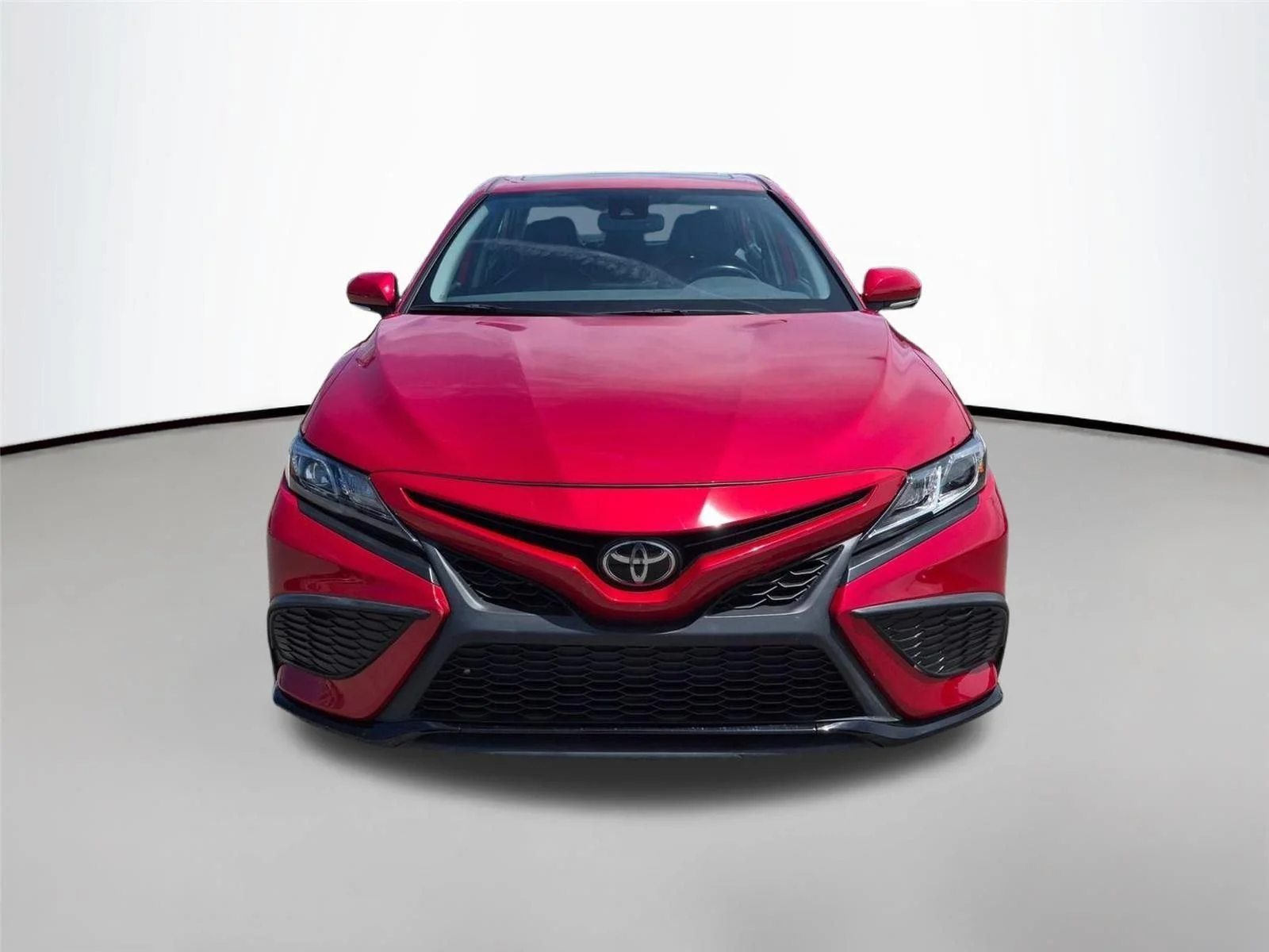 Used 2024 Supersonic Red Toyota SE image 2