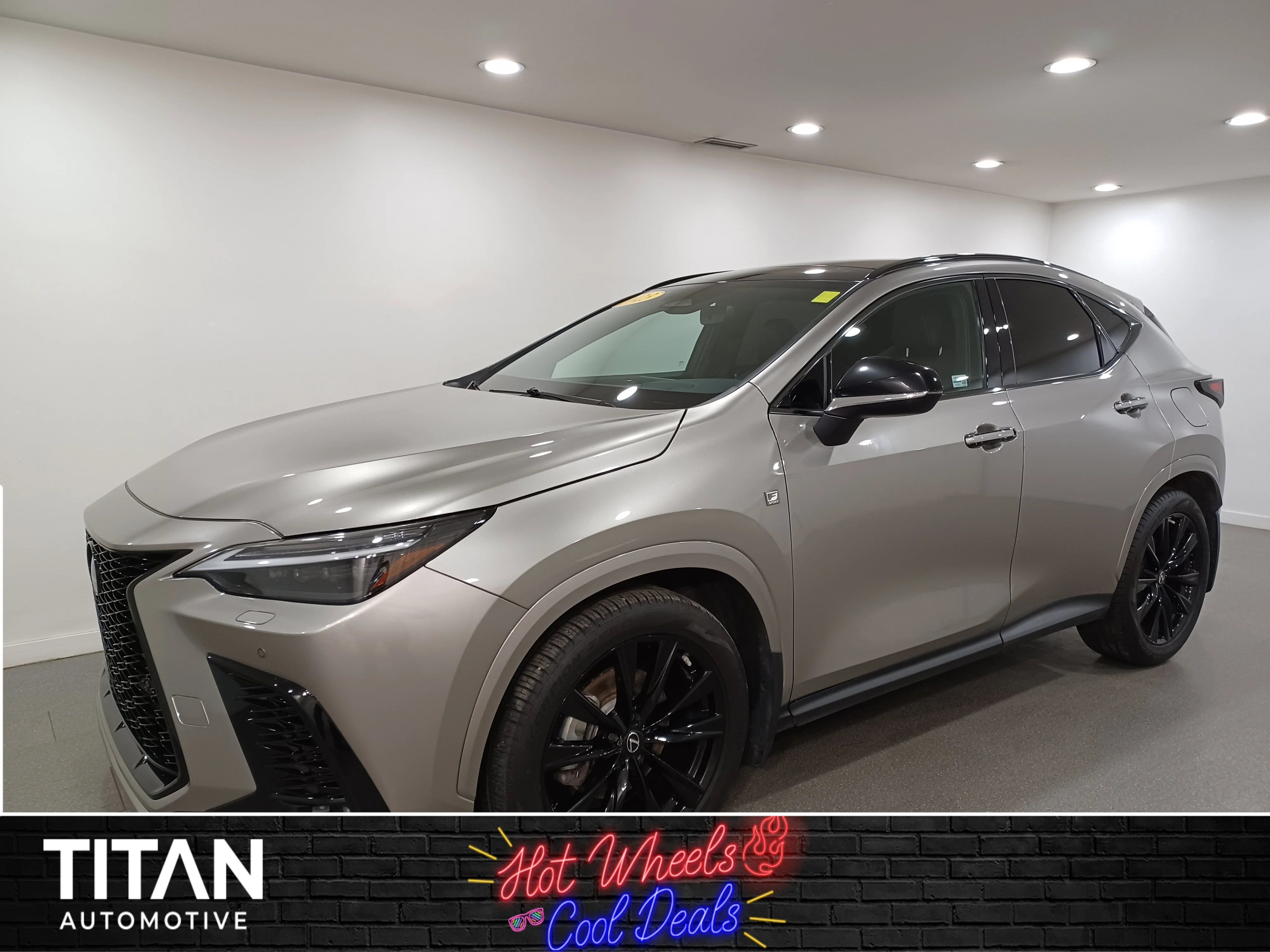 Certified Used 2023 Atomic Silver Lexus F-Sport*Adaptive Cruise | Heads Up Display | Cooled Leather | Pano Roof | Htd Wheel | Lane Keep Asst image 1