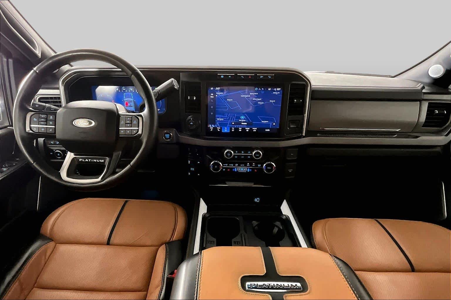Used 2024 Star White Metallic Tri-Coat Ford Platinum image 14
