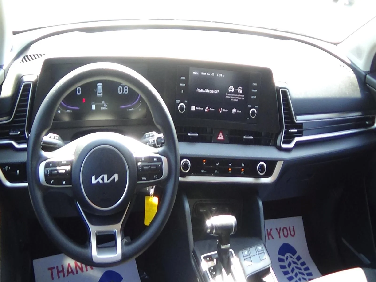 Used 2025 Ebony Black (eb) Kia LX image 13