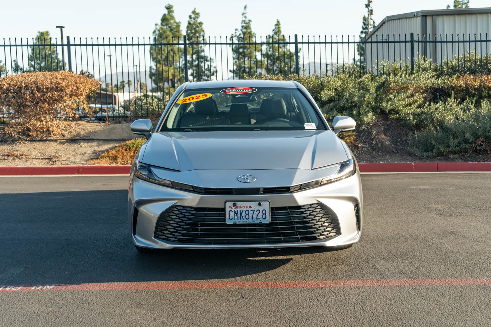 Certified Used 2025 Celestial Silver Metallic Toyota LE image 2