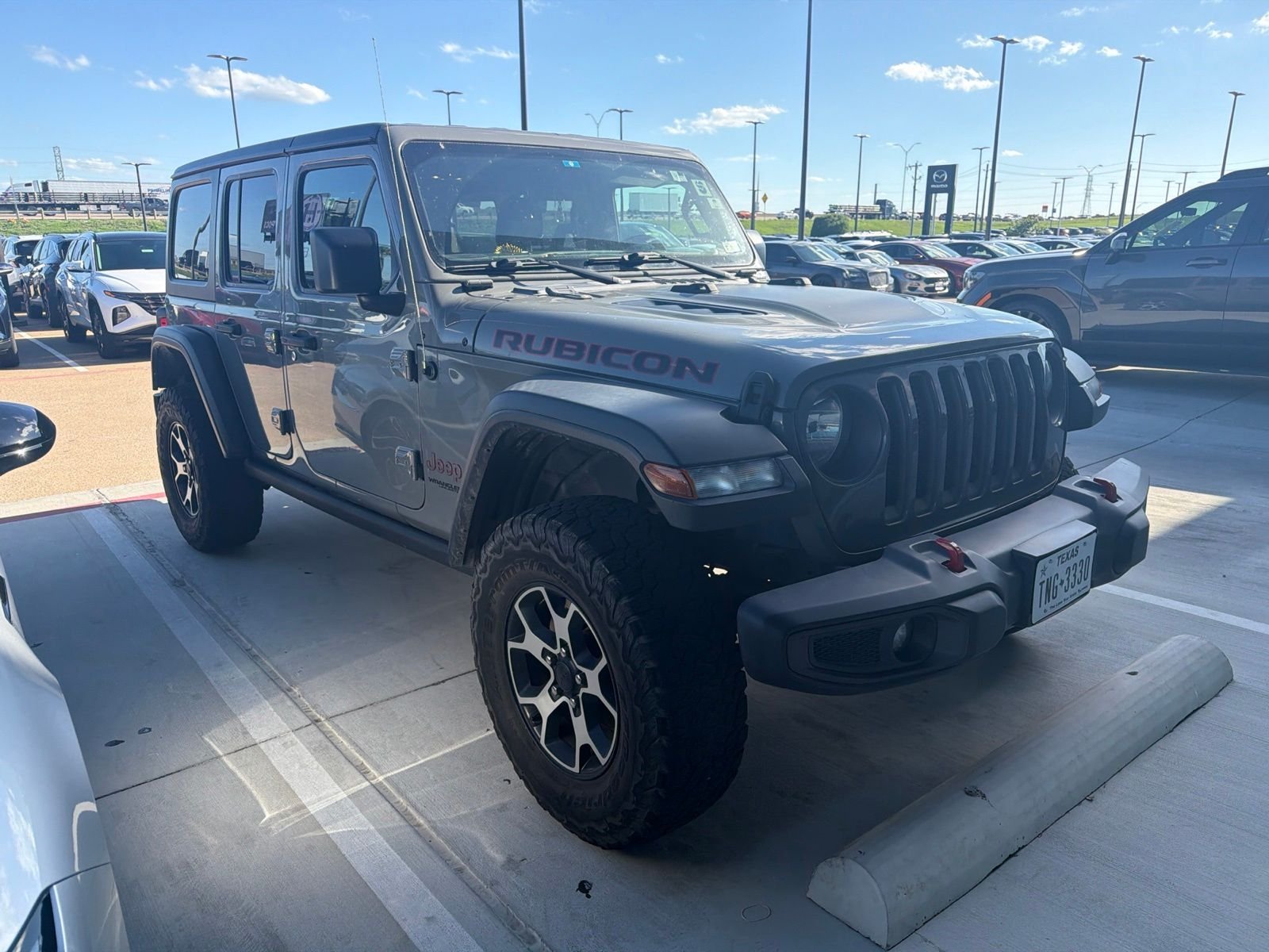Used 2021 Sting-Gray Clearcoat Jeep Unlimited Rubicon image 3