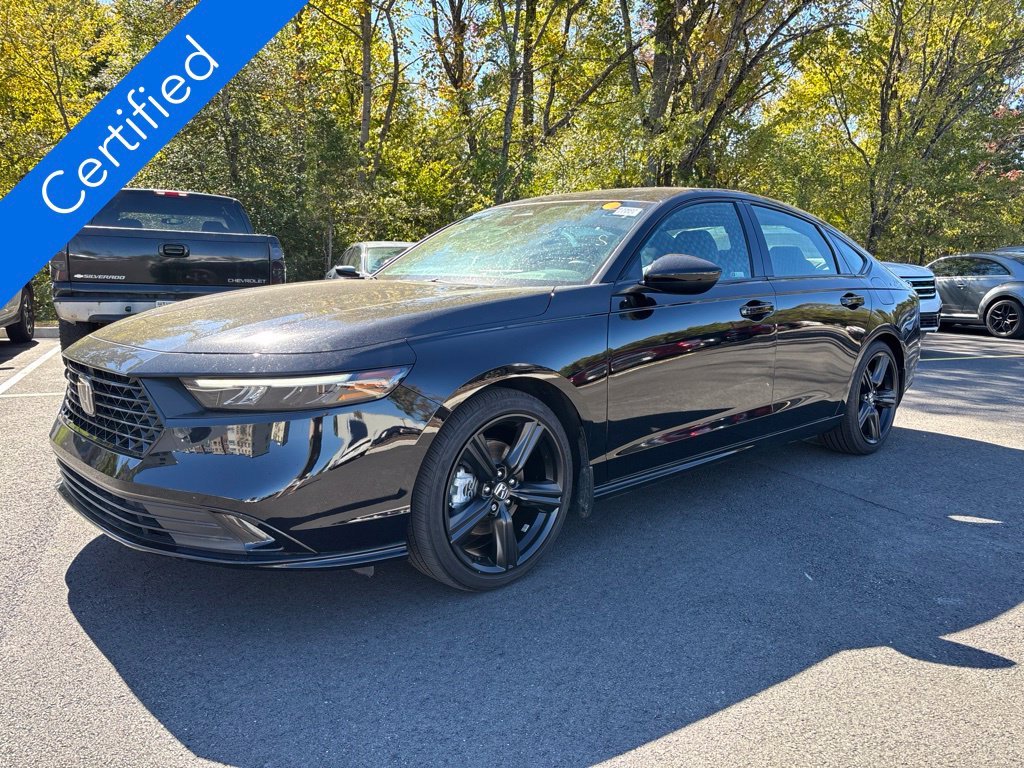 Certified Used 2026 Crystal Black Pearl Honda Sport-L image 1