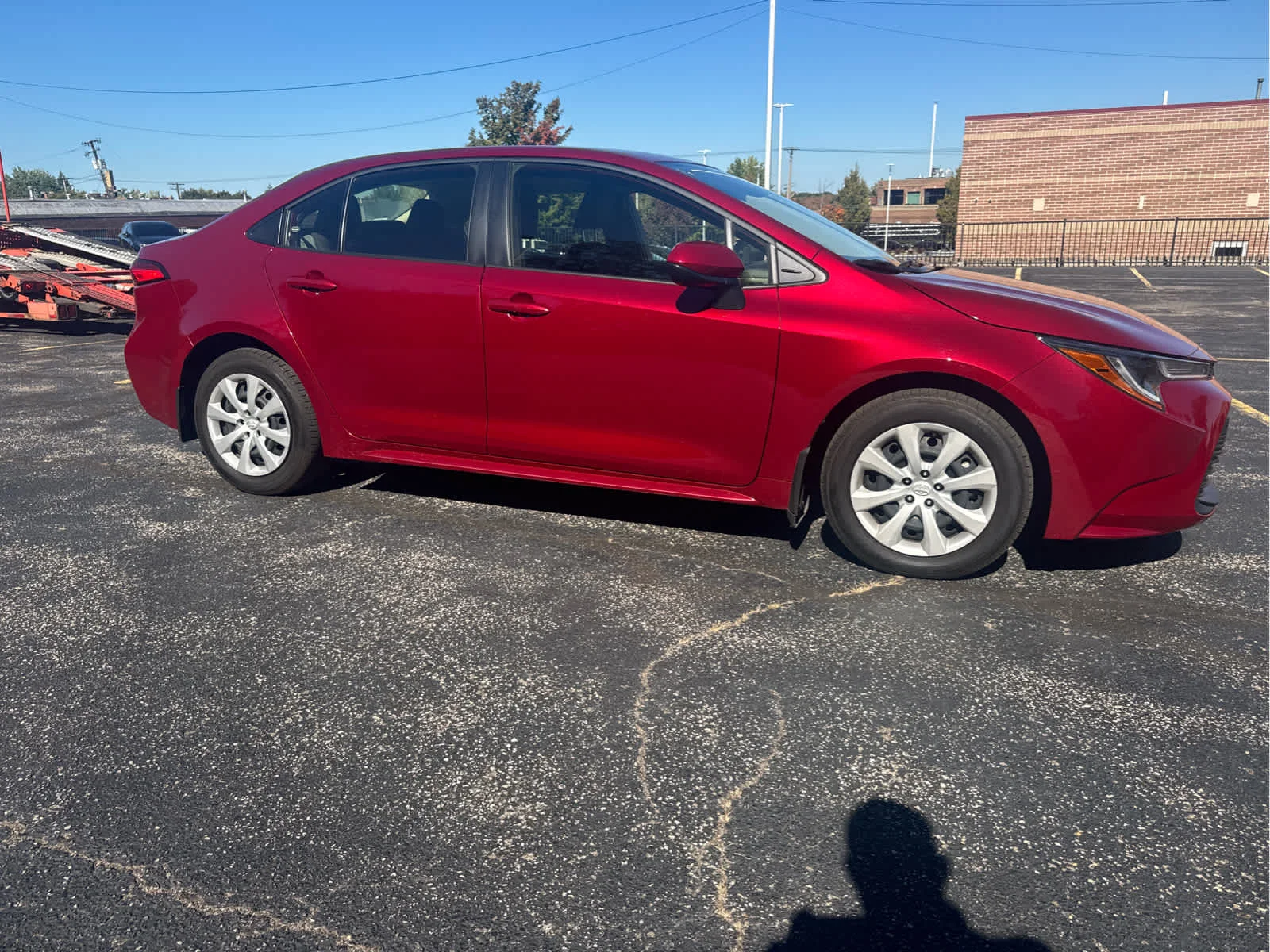 Used 2024 Ruby Flare Pearl Toyota LE image 13