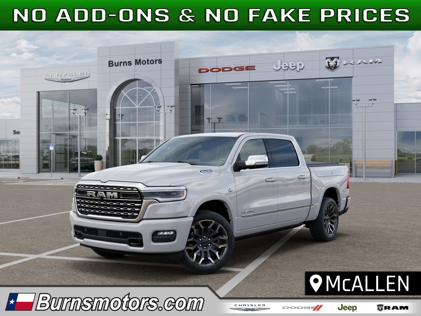 New 2026 Bright White Clear-Coat Exterior Paint RAM Limited image 1