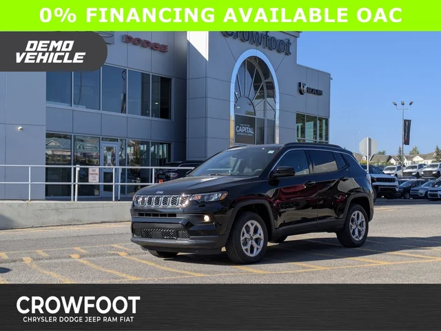 2025 Jeep Compass North - 4x4 - 4.99% OAC - Heated Seats & Steering, Remote Start and Much More!