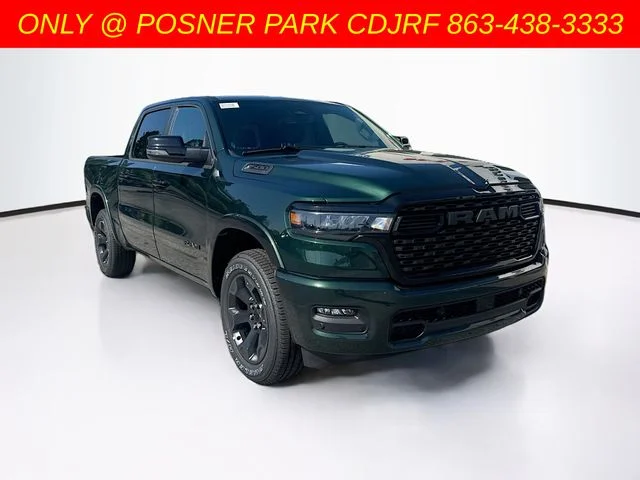 New 2026 Serrano-Green Metallic Exterior Paint RAM BIG HORN image 3