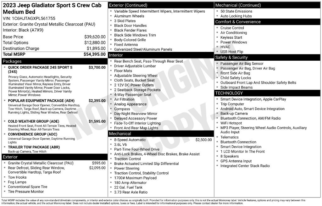 Used 2023 Gray Jeep Sport S image 5