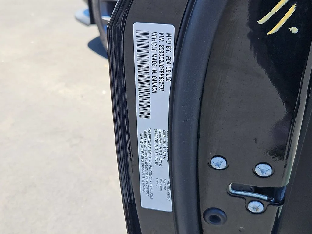 Used 2023 Pitch Black Clearcoat Dodge GT image 32