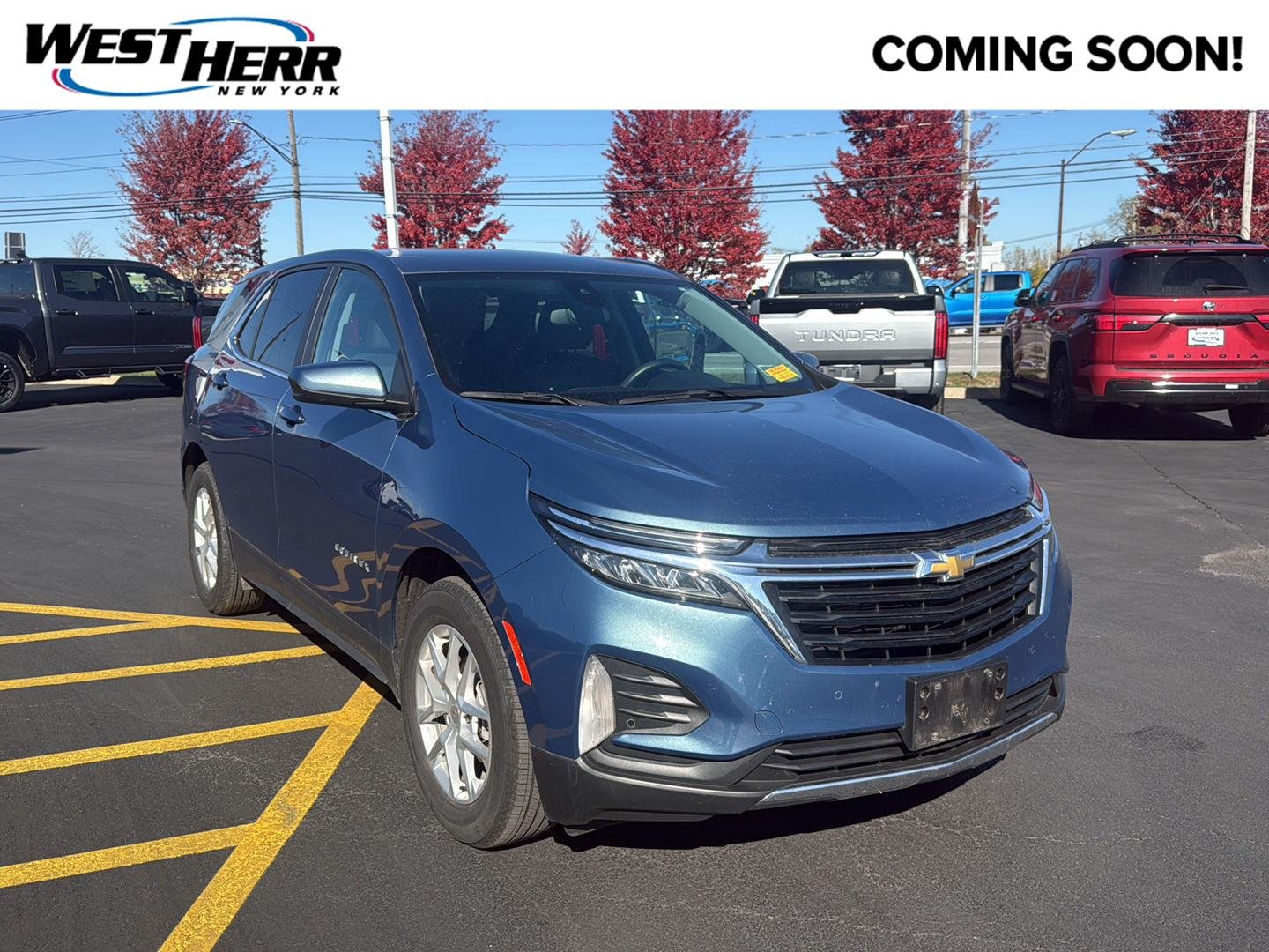 Used 2024 Lakeshore Blue Metallic Chevrolet LT image 1