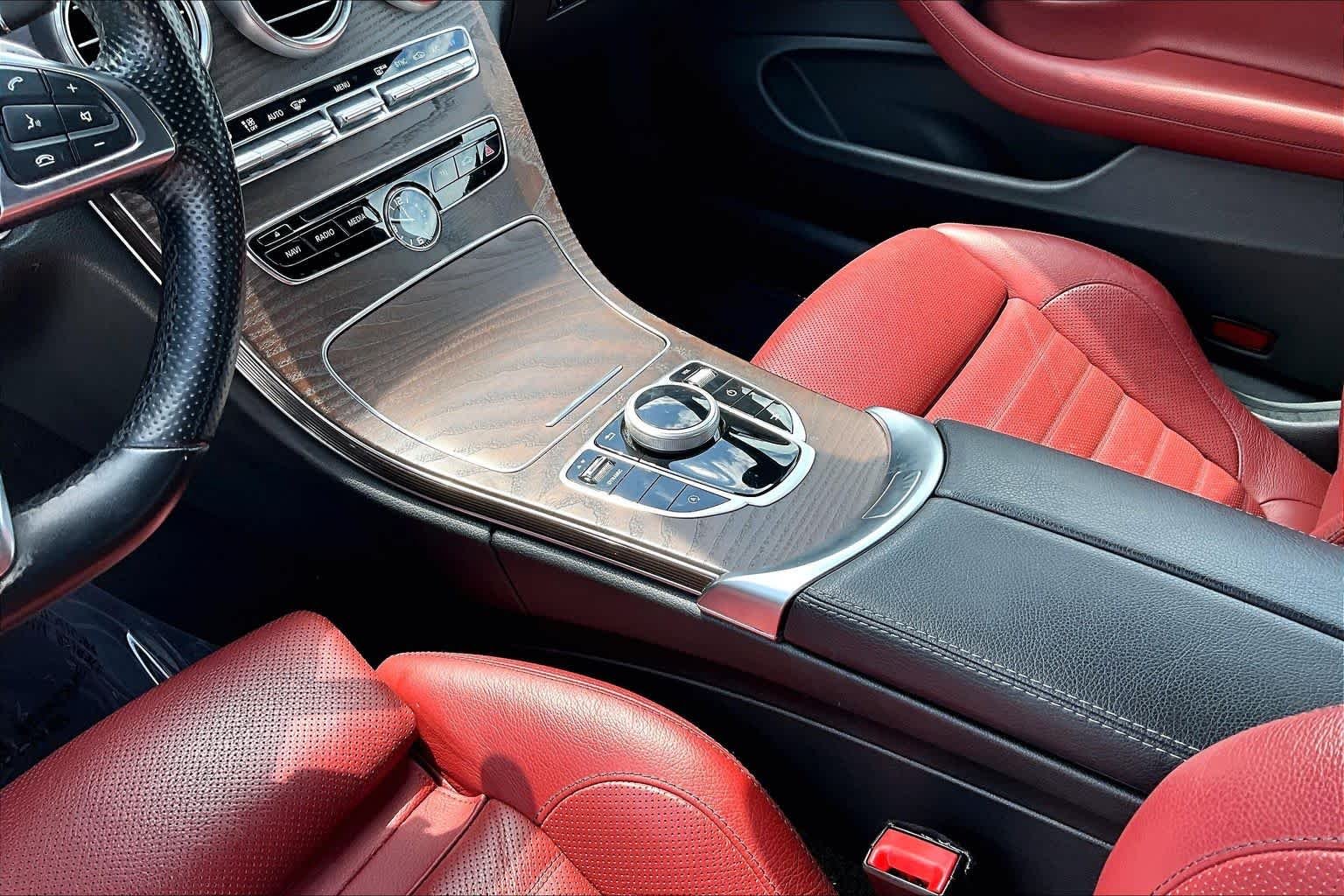 Used 2018 designo Selenite Grey Magno (Matte Finish) Mercedes-Benz C 300 image 16