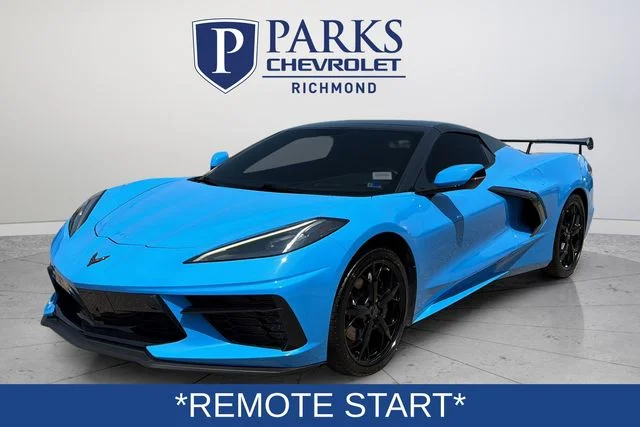 Used 2021 Blue Chevrolet Stingray image 3