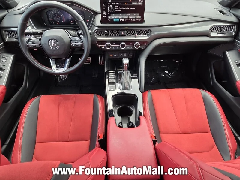 Used 2024 Platinum White Pearl Acura CVT W/A-SPEC TECHNOLOGY PACKAGE image 10