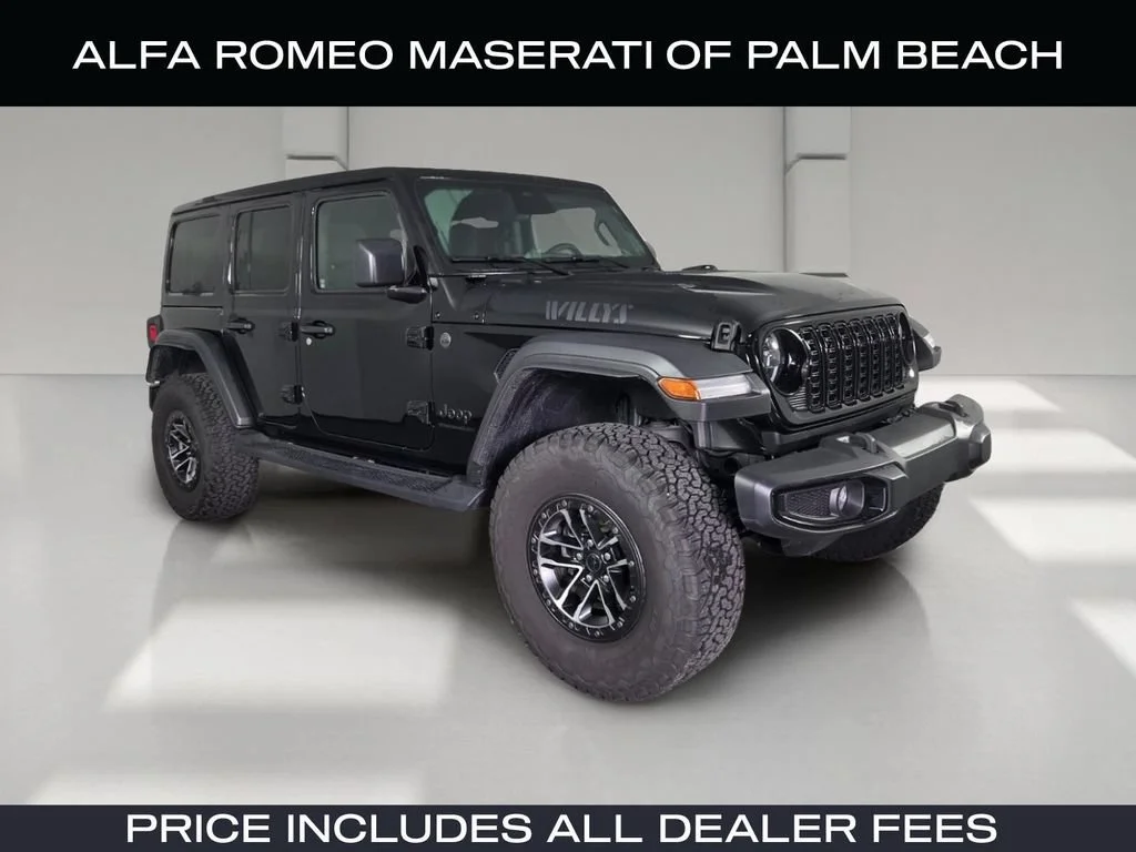 Used 2026 Black Clearcoat Jeep Willys image 1