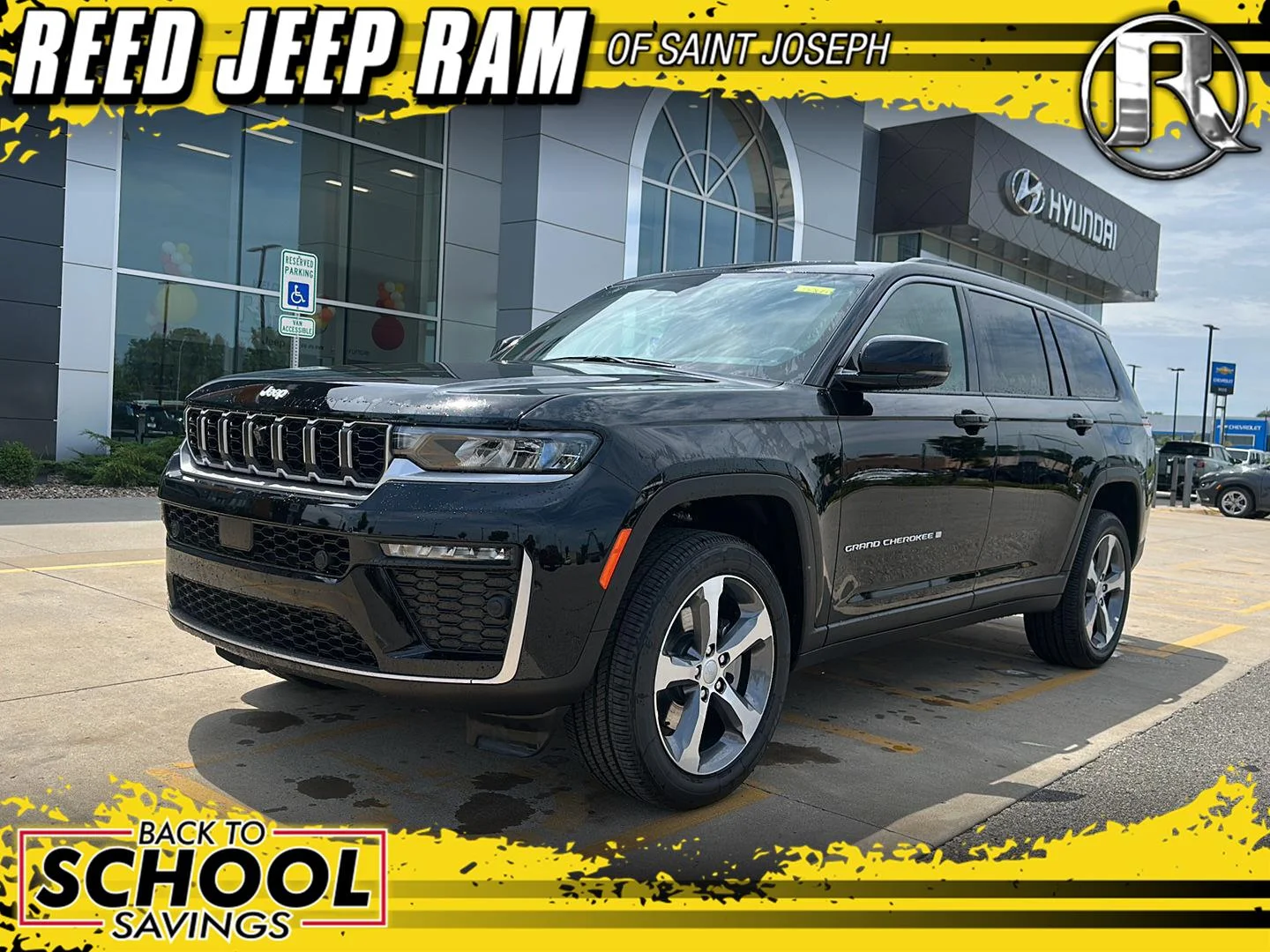New 2026 Diamond Black Crystal Pearlcoat Jeep Limited image 1