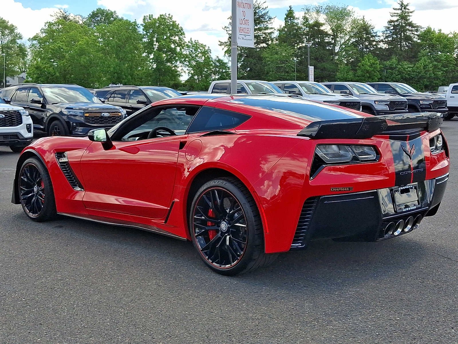 Used 2015 Torch Red Chevrolet Z06 3LZ image 4