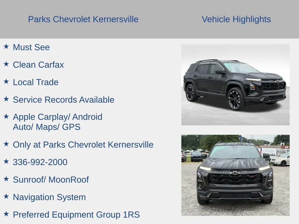 Used 2025 Mosaic Black Metallic Chevrolet RS image 6