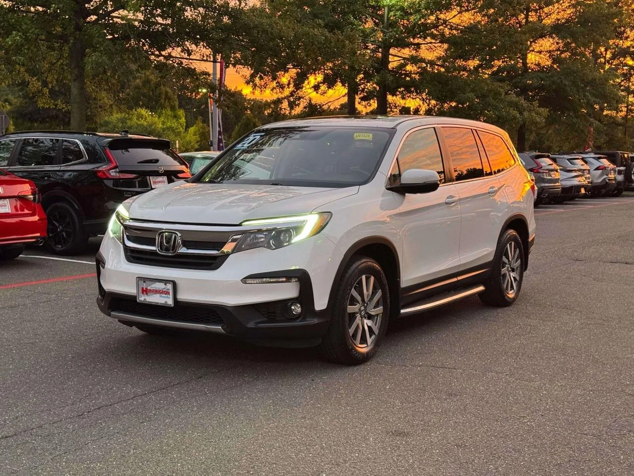 Used 2020 Platinum White Pearl Honda AWD EX-L image 3