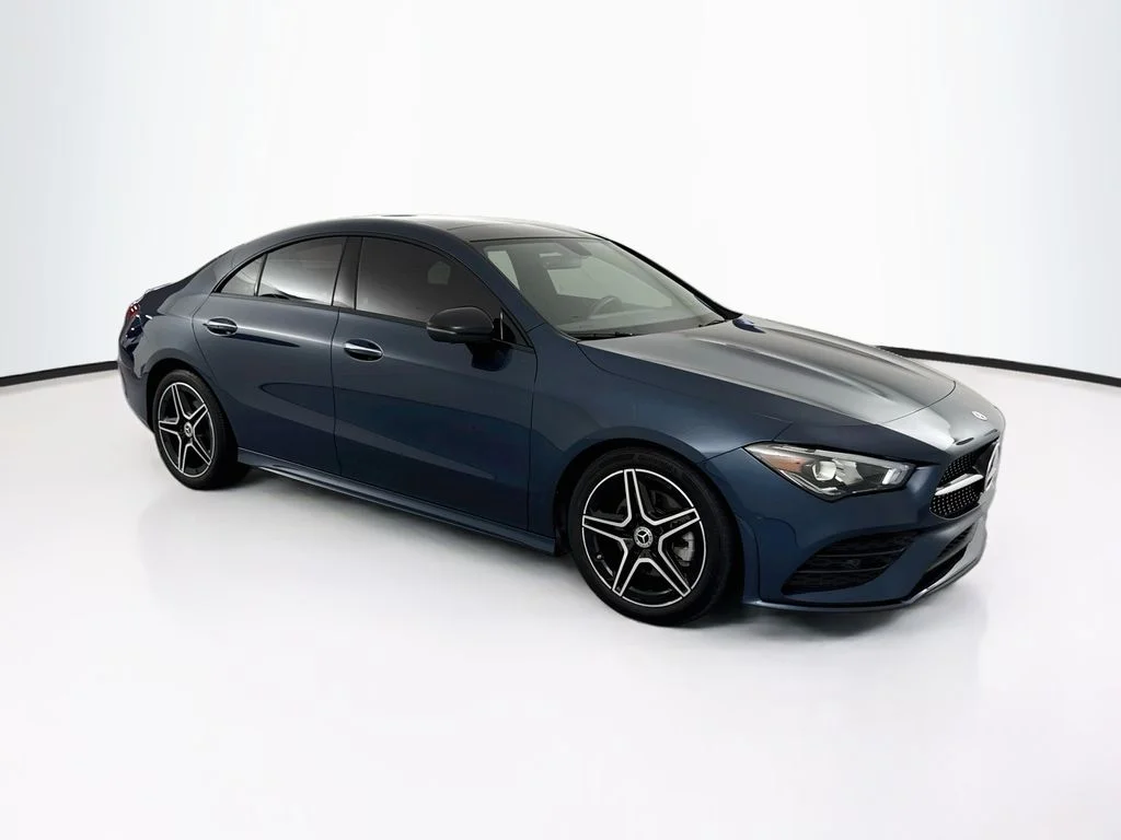 Used 2021 Blue Mercedes-Benz CLA 250 image 3
