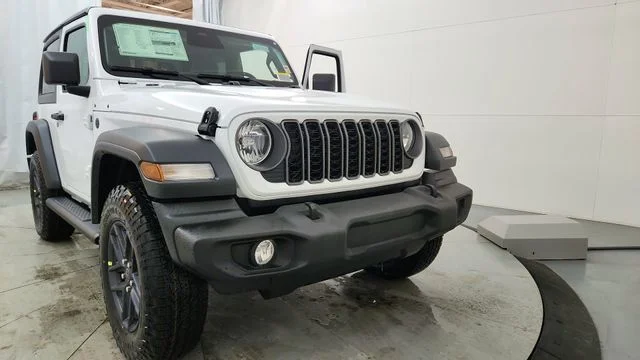 New 2026 Bright White Clear-Coat Exterior Paint Jeep Sport S image 14