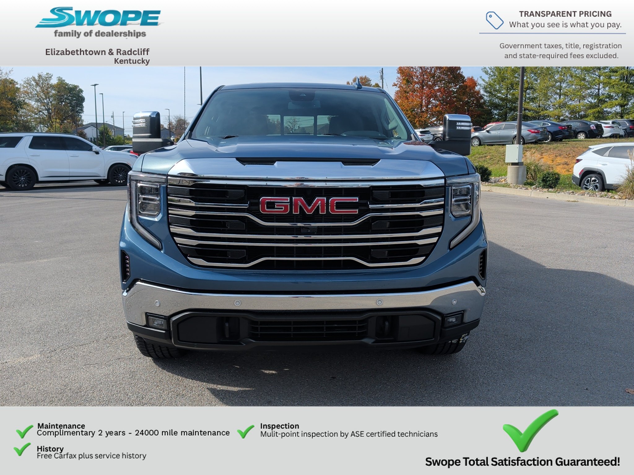 Used 2024 Downpour Metallic GMC SLT image 6
