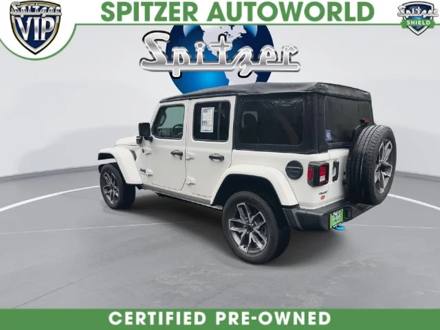 Used 2024 White Jeep Sport S 4xe image 7
