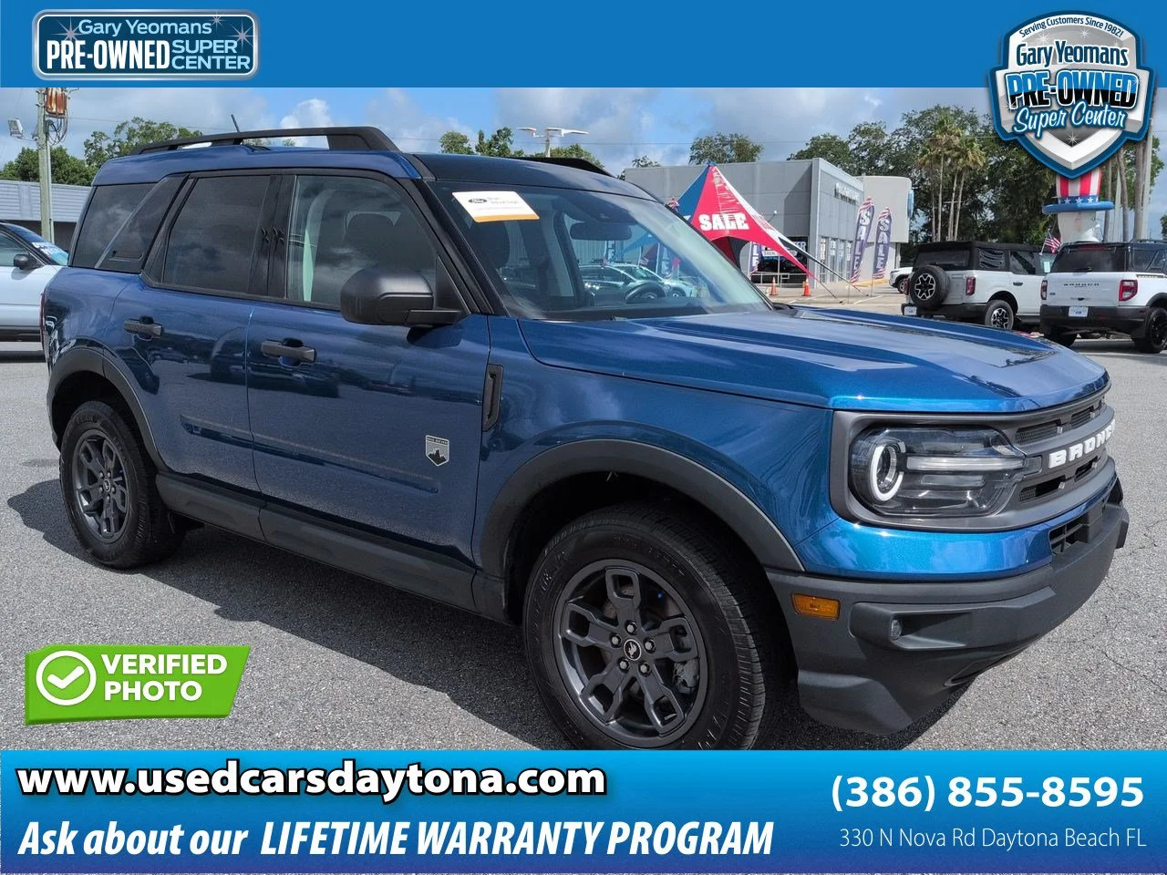 Certified Used 2024 Blue Metallic Ford Big Bend image 1