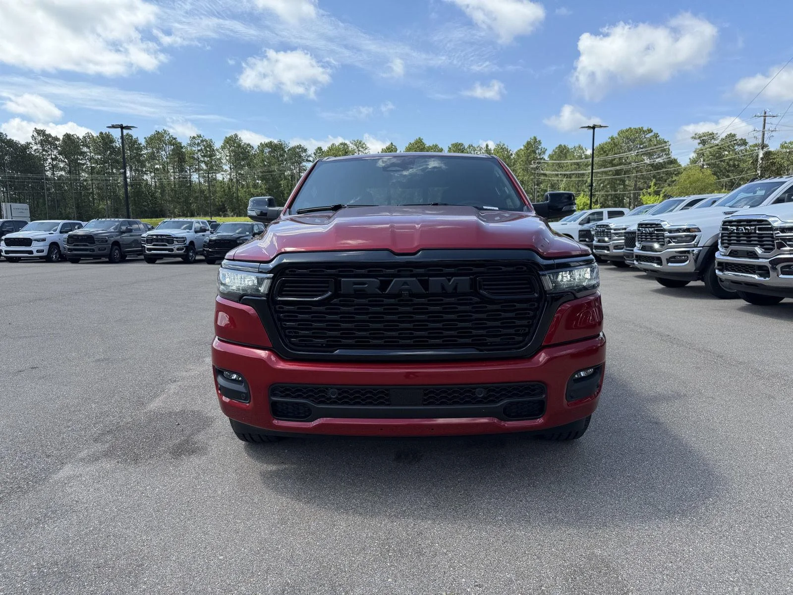New 2026 Molten Red Pearl-Coat Exterior Paint RAM Big Horn image 2
