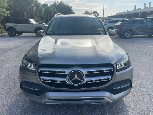Used 2021 Beige Mercedes-Benz GLS 450 image 6