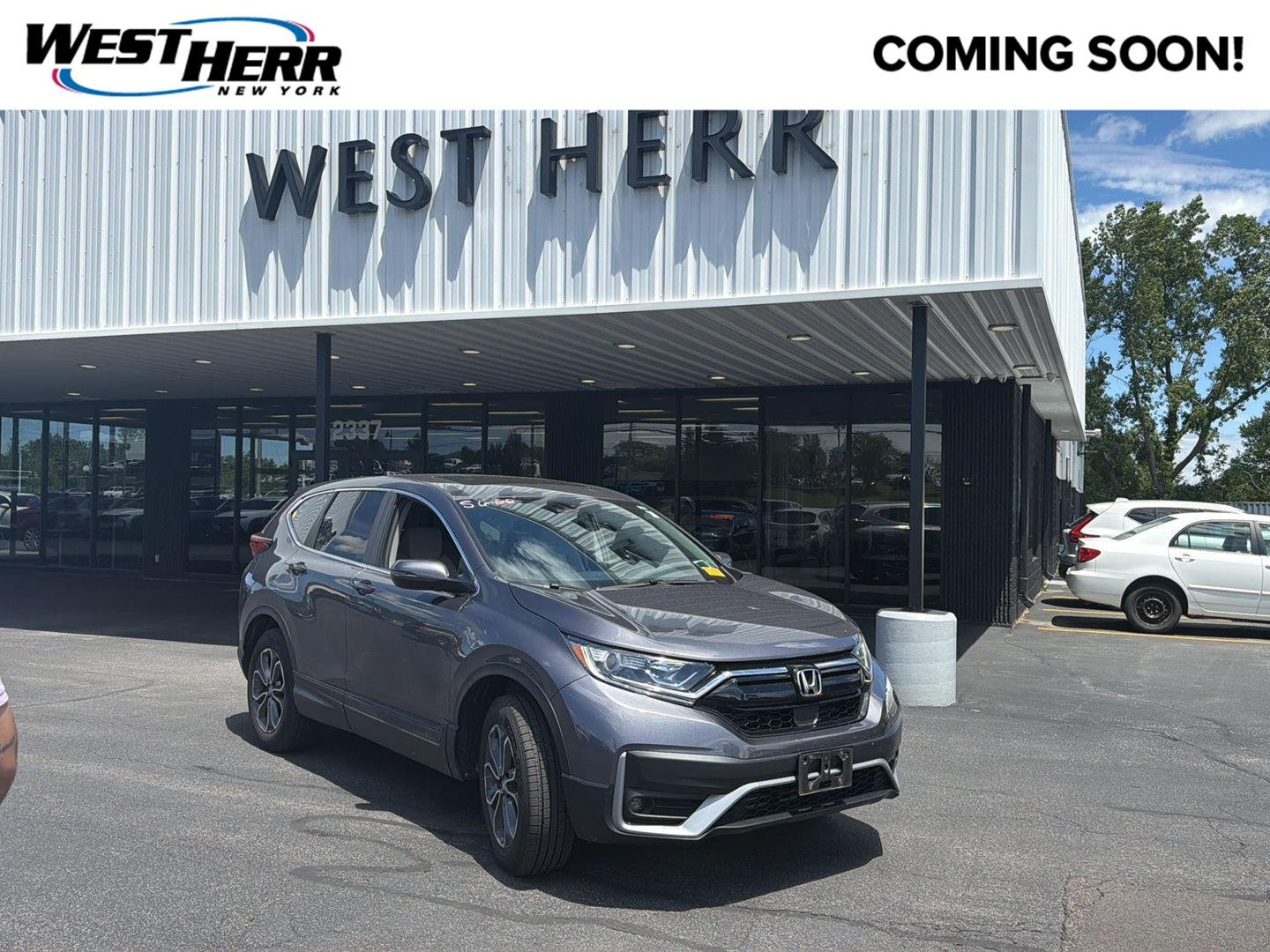 Used 2022 Modern Steel Metallic Honda EX image 1