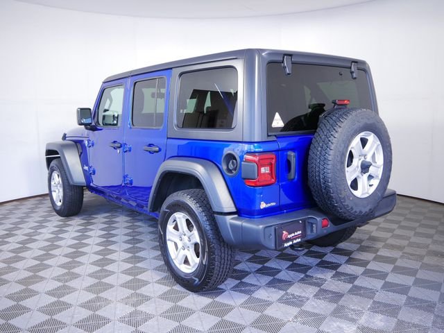 Certified Used 2020 Blue Jeep Unlimited Sport S image 6