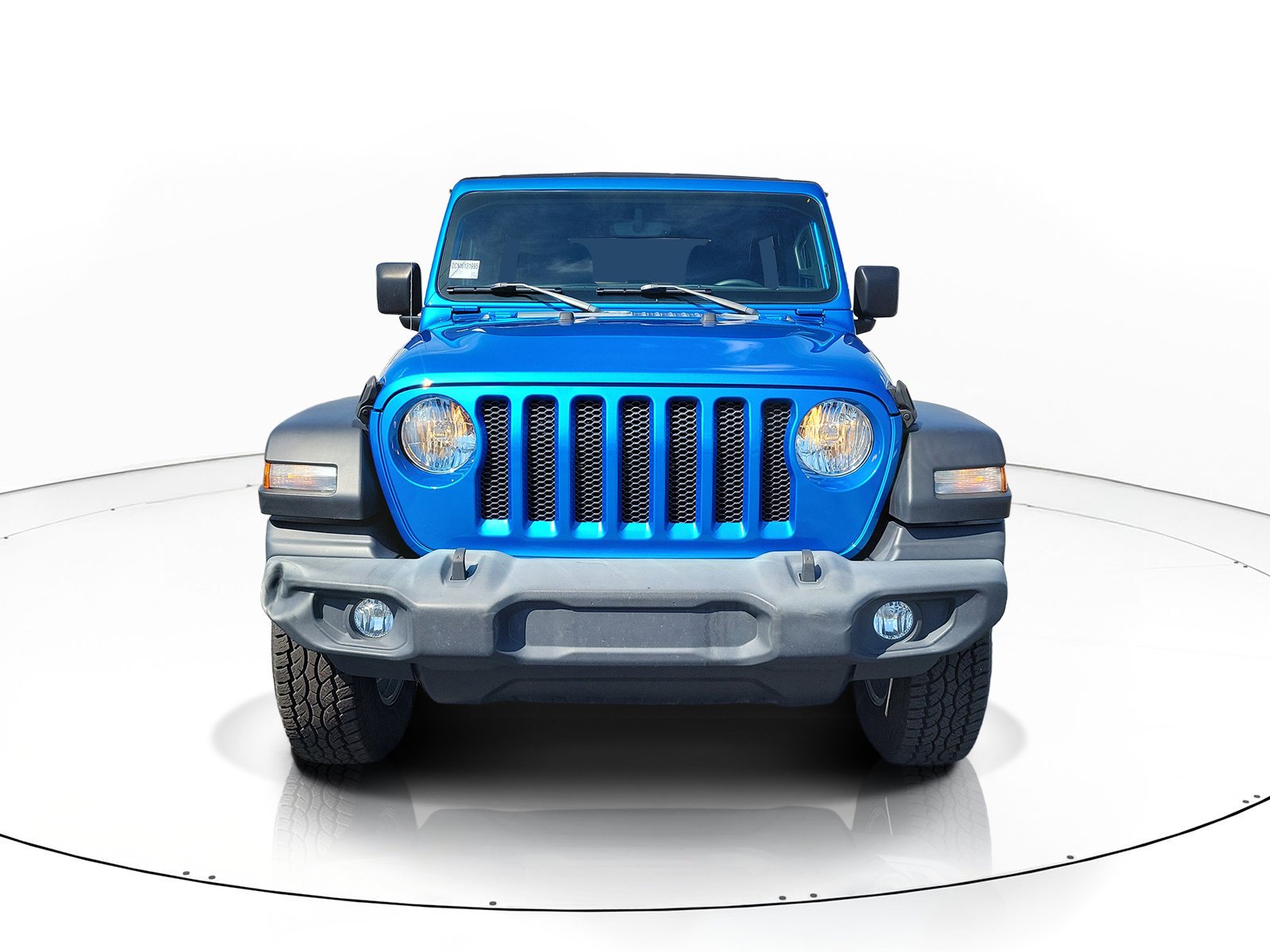 Used 2022 Hydro Blue Pearlcoat Jeep Unlimited Sport S image 2