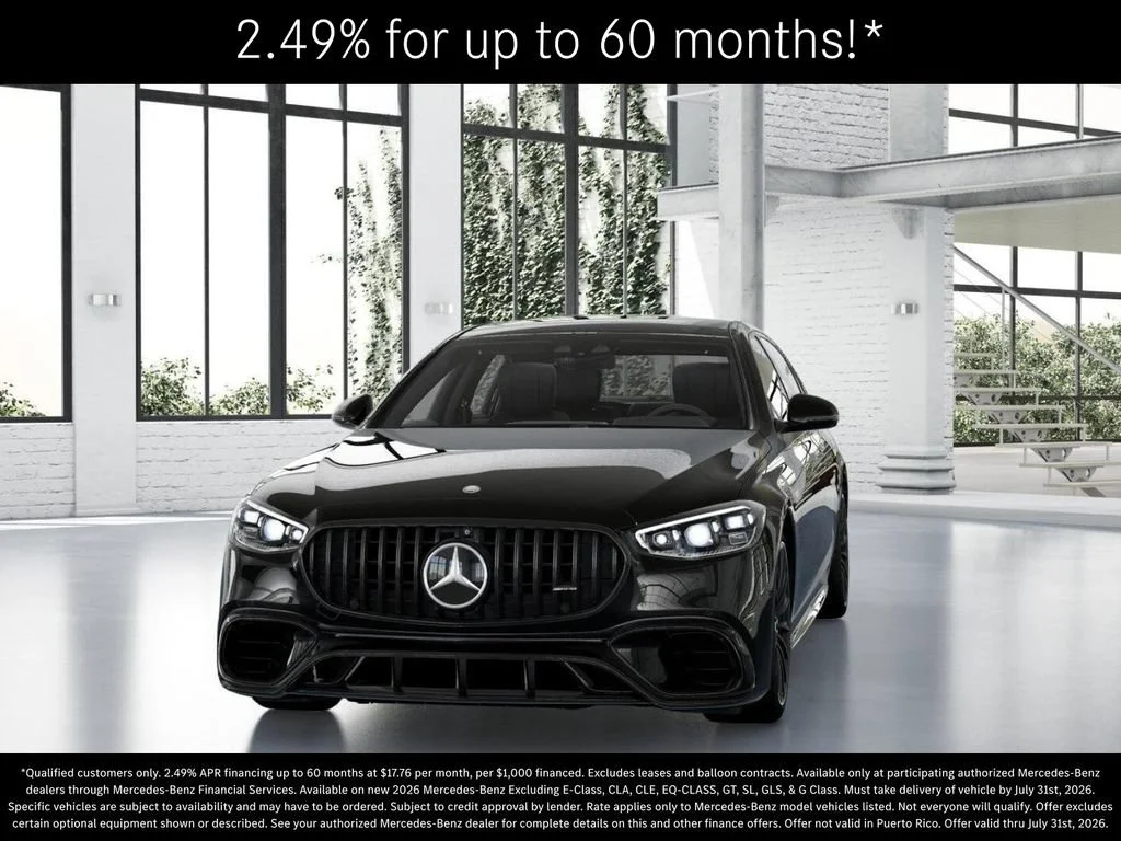 New 2026 Obsidian Black Metallic Mercedes-Benz AMG® S 63 E 4MATIC Sedan image 84