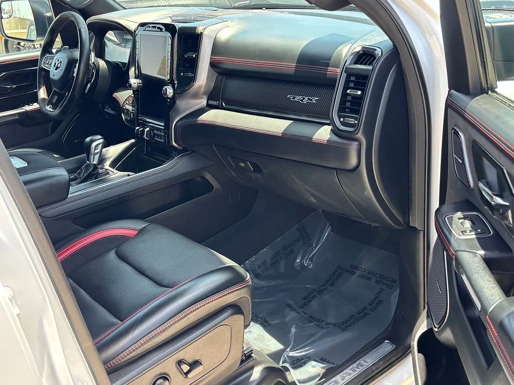 Used 2022 Bright White Clear Coat Ram TRX image 33