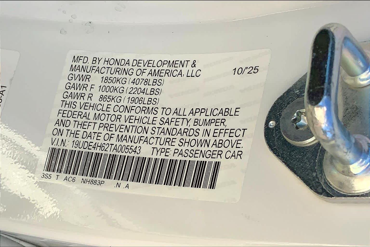 New 2026 Platinum White Pearl Acura w/A-Spec Technology Package image 17