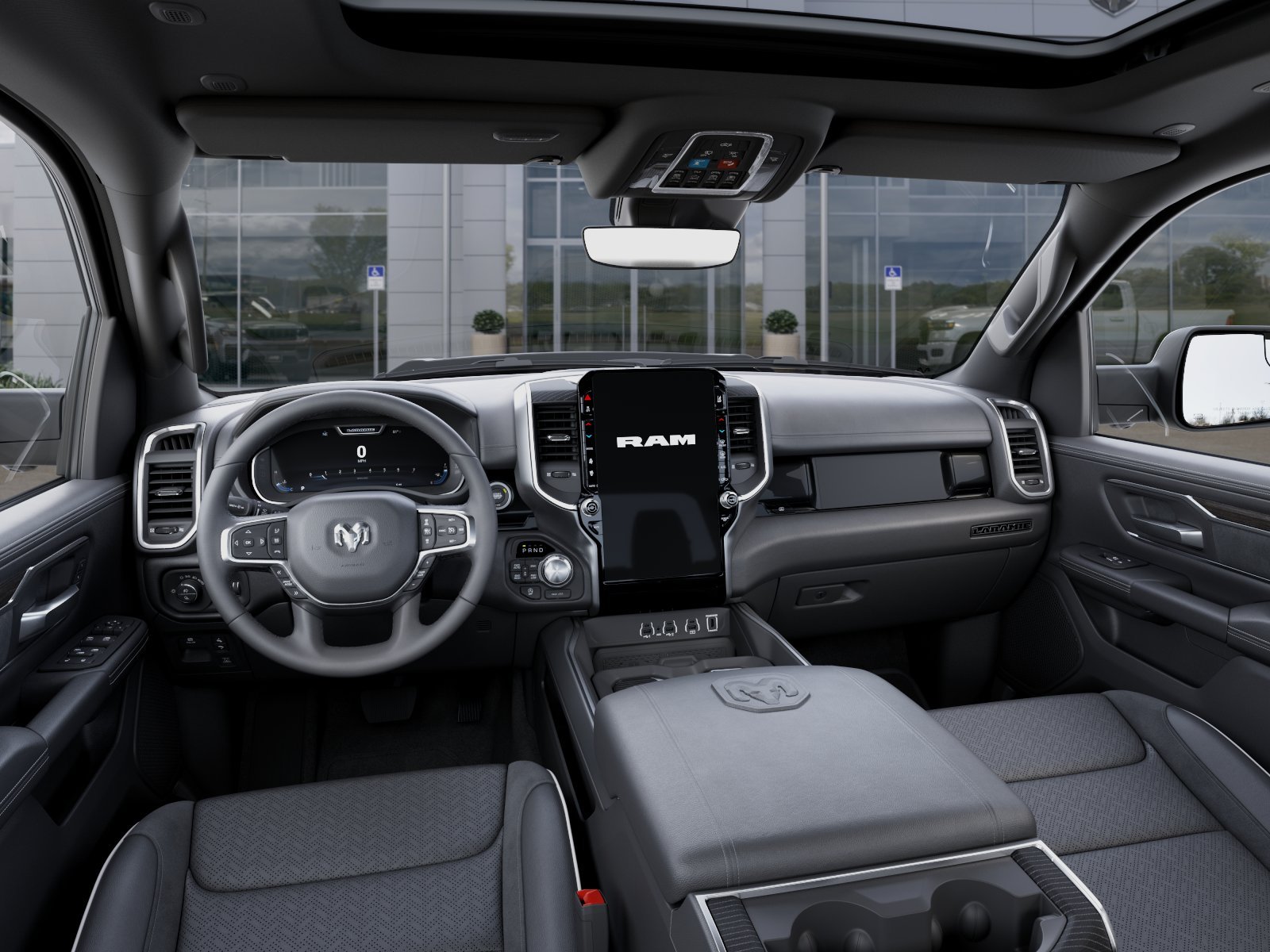New 2026 Diamond Black Crystal Pearl-Coat Exterior Paint RAM Laramie image 48