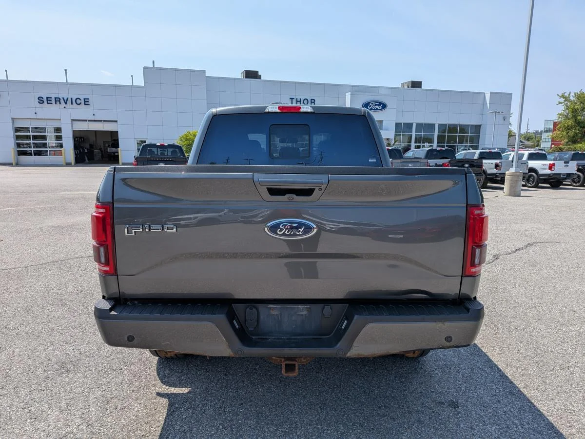 Used 2017 Grey Ford 4WD SuperCrew 145" Lariat image 6