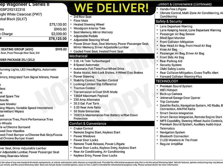 Used 2024 White Jeep Series II image 24