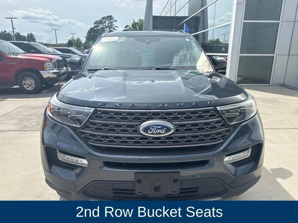 Certified Used 2023 Stone Blue Metallic Ford XLT image 3